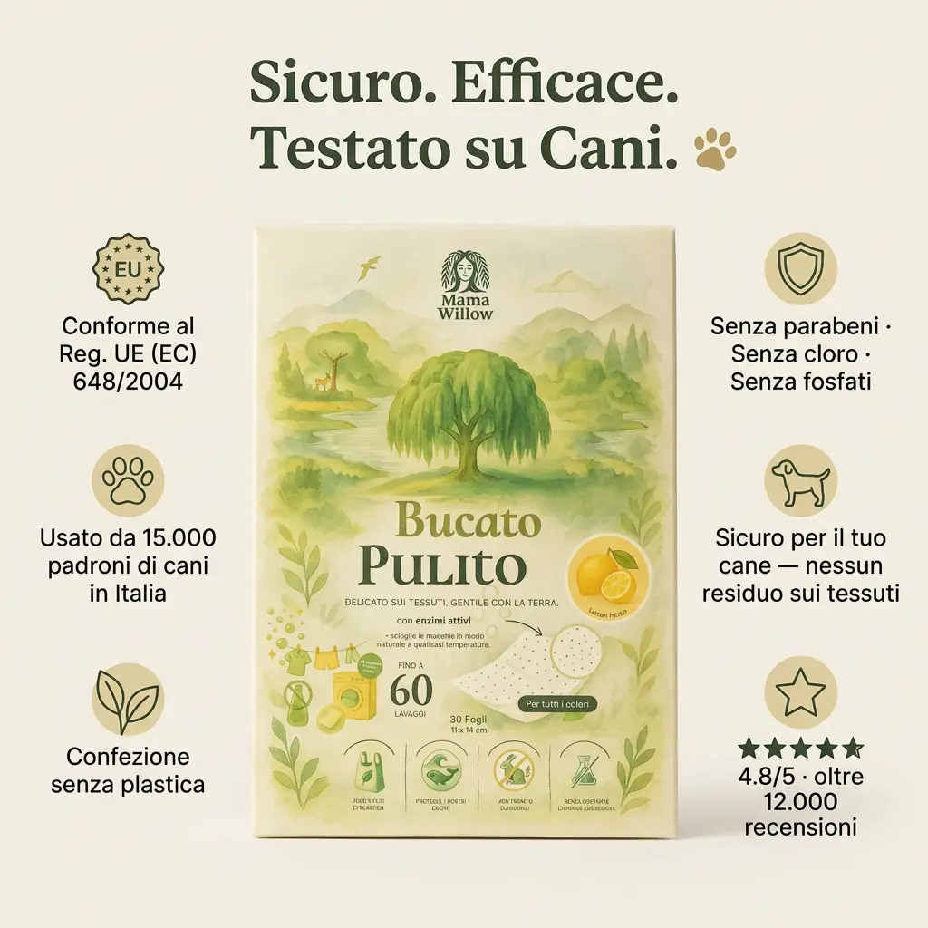 Confezione Mama Willow con fogli di detersivo