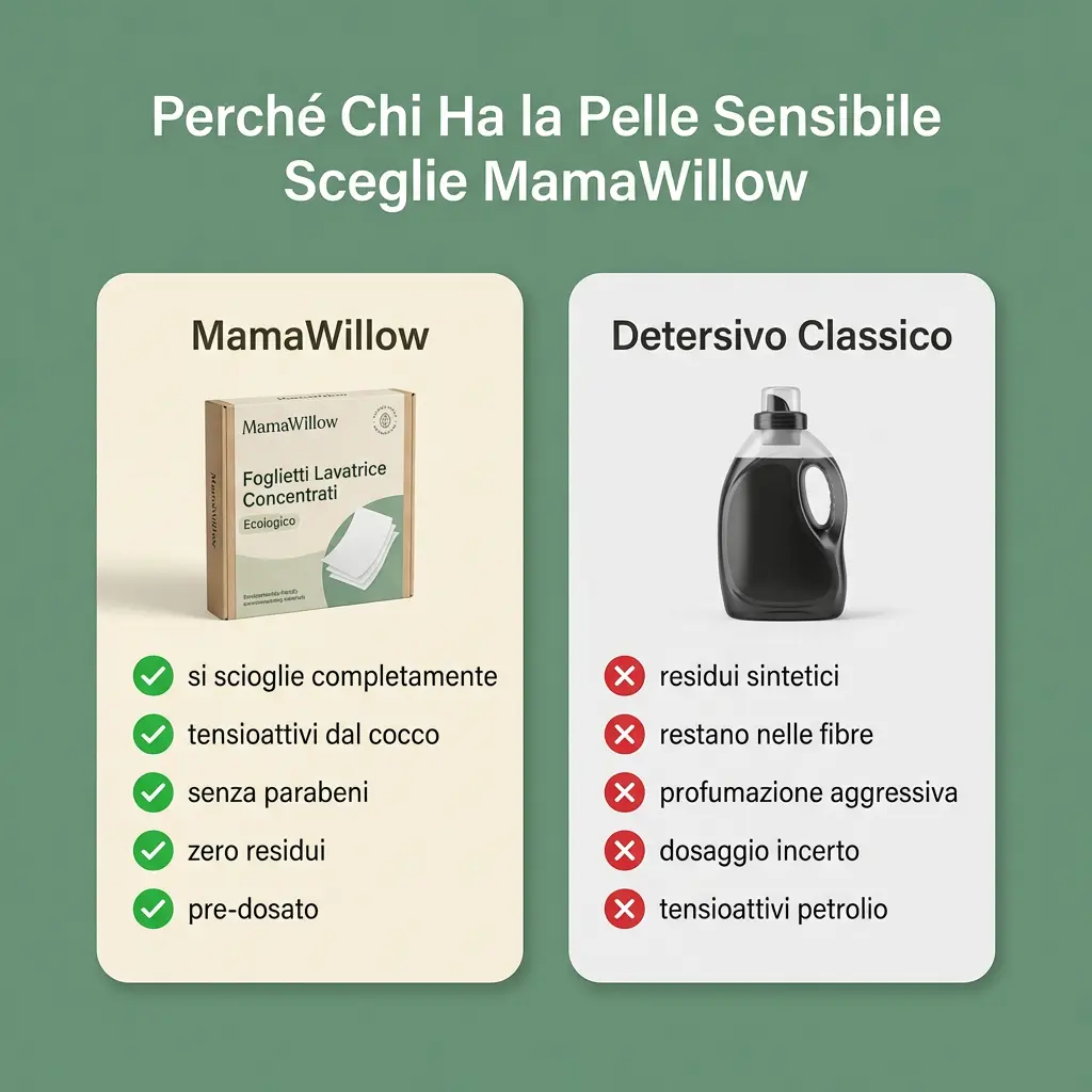 Confezione Mama Willow con fogli di detersivo