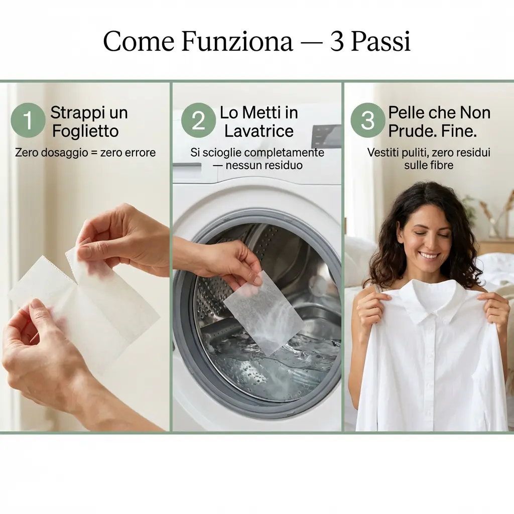 Confezione Mama Willow con fogli di detersivo