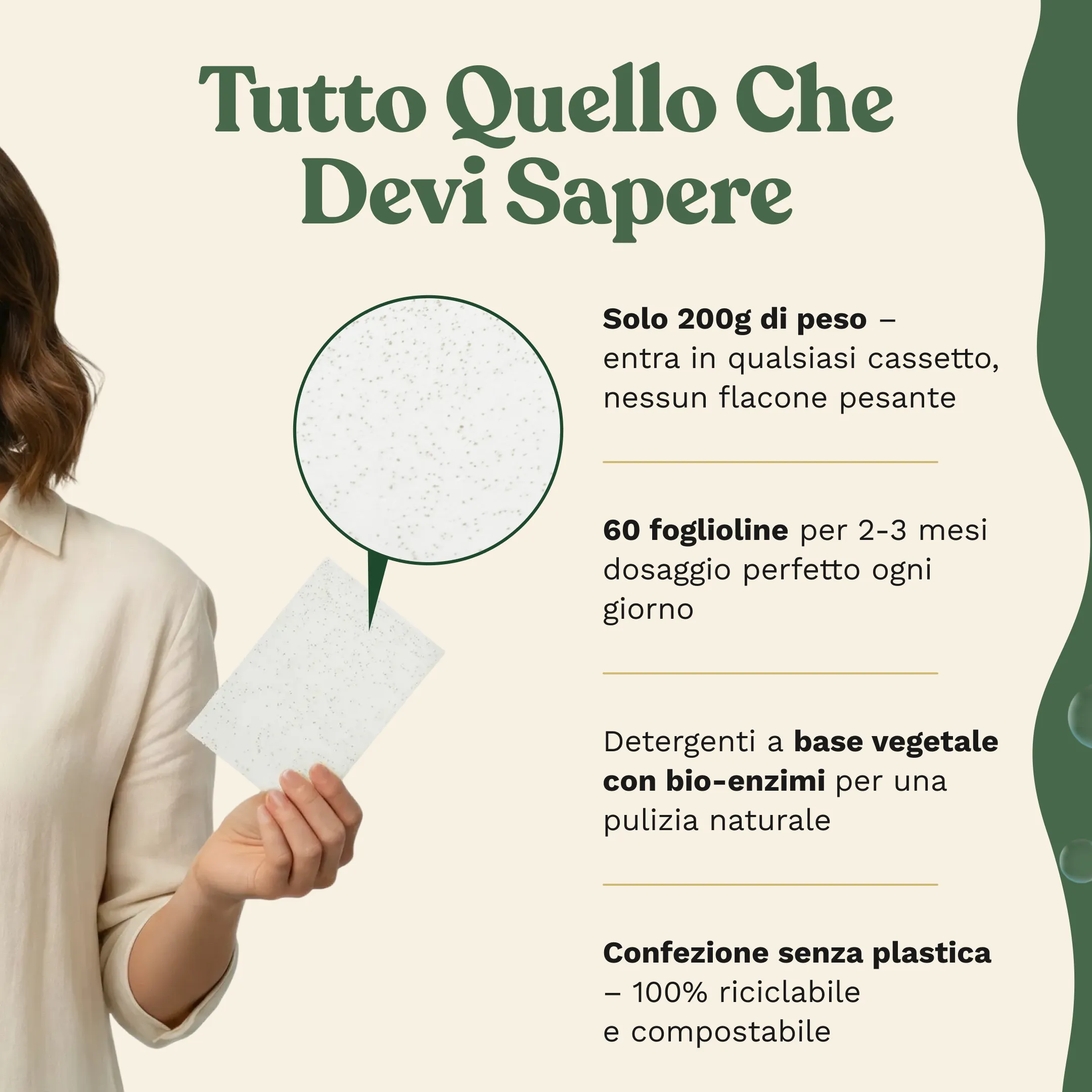 Confezione Mama Willow con fogli di detersivo