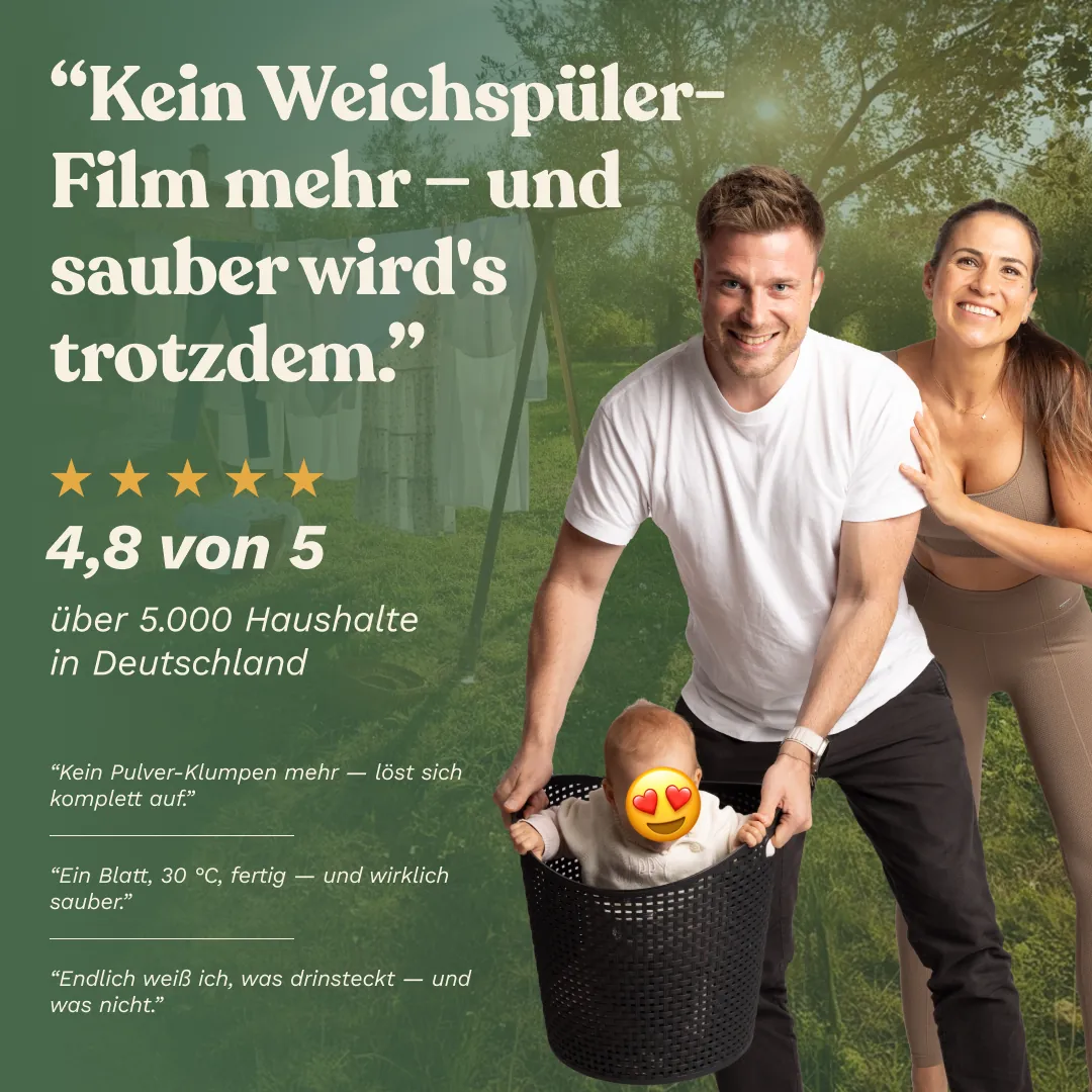 Familien-Bewertung 4,8 von 5, über 5.000 Haushalte in Deutschland
