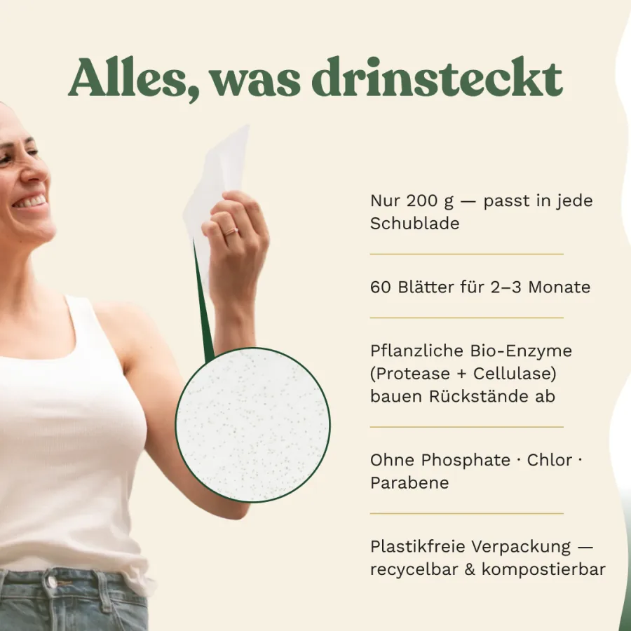 MamaWillow Waschmittel-Blätter