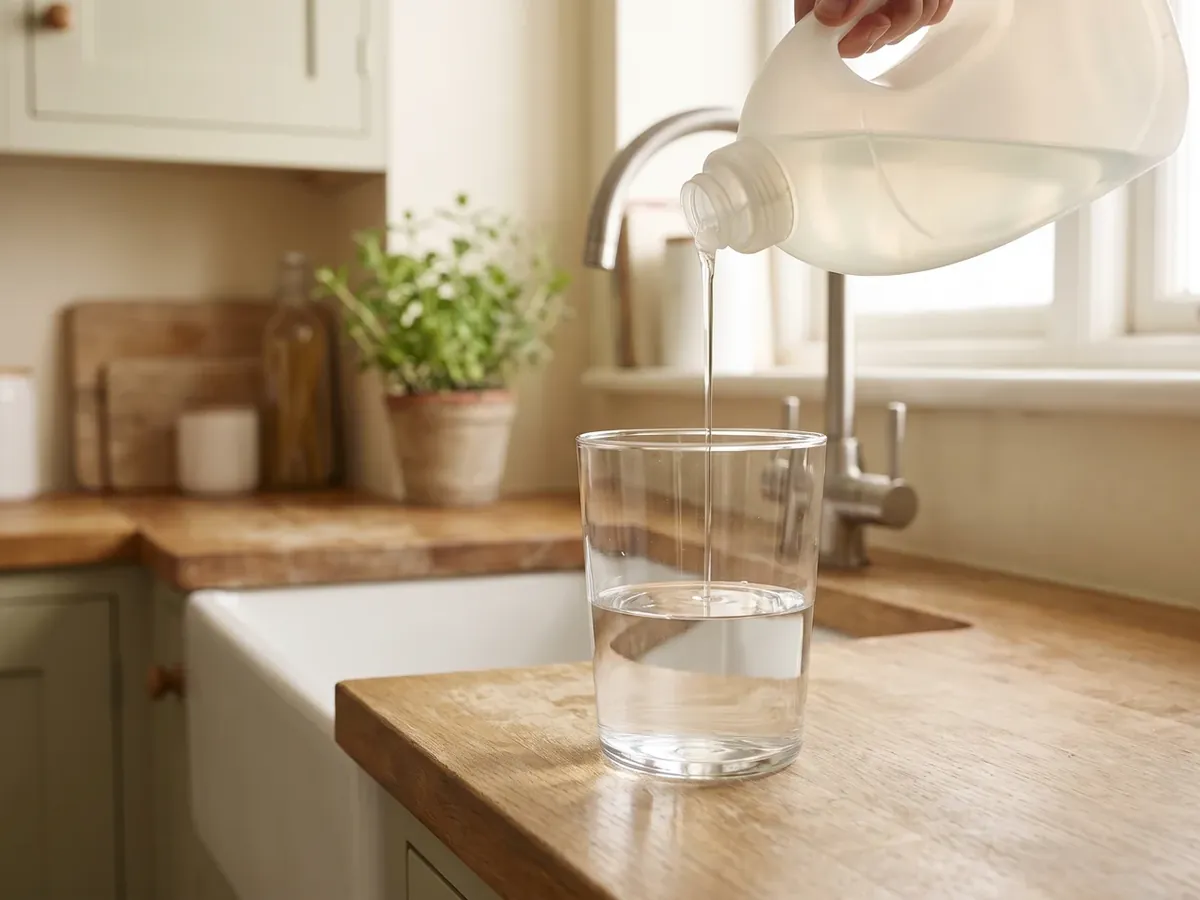 Der Kanister ist zum Großteil Wasser — der Wirkstoff nur ein Bruchteil