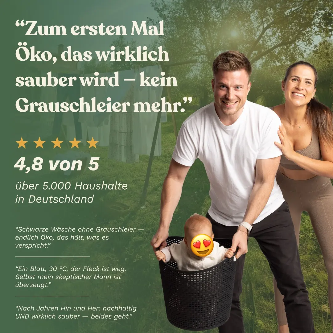 Echte Bewertungen — über 5.000 Haushalte, 4,8 von 5